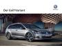 Volkswagen Vw Golf Variant prospekt 02 / 2016 AT