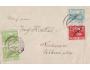 1921 Nechanice dopis se známkami  Hradčany 2x 5 h, 10h, 20h