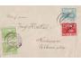 1921 Nechanice dopis se známkami Hradčany 2x 5 h, 10h, 20h