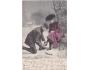 ŽENA V KLOBOUKU=MILENCI+BRUSLAŘI=rok1900?*A13350