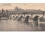 PRAHA KARLŮV MOST HRADČANY NAKL. C. BELLM. r. 1908 ***P35