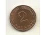 Německo 2 feniky, 1982 Značka mincovny D - Mnichov (n1)