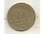 Maďarsko 20 forintů, 1995 (n1)