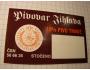 P.E-SAMOLEPKA Pivo-Pivovar JIHLAVA /S19