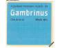 GAMBRINUS - 10% ČR  50x47 mm