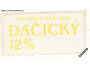 Kutná Hora - DAČICKÝ 12% (50x25 mm)