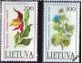 Litva 1992 Chráněné květiny, Michel č. 499-500 **