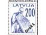 Lotyšsko 1991 Socha rytíře se štítem, Michel č.334 **