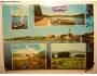 Frymburk přehrada Lipno loď přehradní hráz celk.pohled 1973