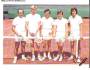 Davis Cup 1973 P. Korda, J. Kukal, F.Pála, J.Kodeš,J. Hřebec