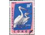 Kongo (belg) **Mi.0138 Chránění ptáci - pelikáni