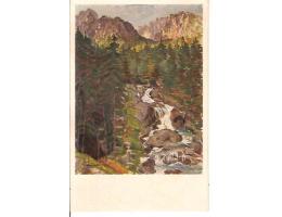 VYSOKÉ TATRY-KAMZIČ VODOPÁD/mal.LETNIANSKÝ/r.1922 *AD505