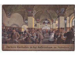 Mnichov - restaurace, pivovar Hofbräuhaus