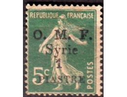 Sýrie, francouzské mandátní území 1920 Přetisk, Michel č.120