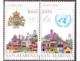 San Marino 1992 Členství v OSN, Michel č.1514-5 **