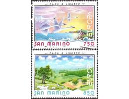 San Marino 1995 Europa CEPT, mír a svoboda, Michel č.1607-8 