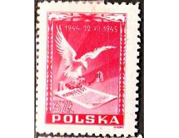 Polsko 1945 Vyhlášení polské vlády pod patronátem SSSR, orel