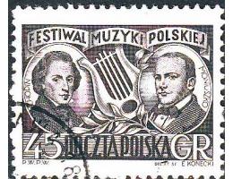 Polsko 1951 Týden hudby, Michel č.709 raz.