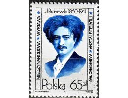Polsko 1986 Paderewski, pianista, Michel č.3027 **