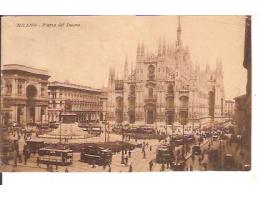 MILANO = ITALIE +TRAMVAJ =ŽIVÁ ULICE/rok1926?*kc1884