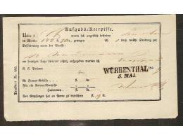 VRBNO =WURBENTHAL =RECEPIS/rok1859*c947