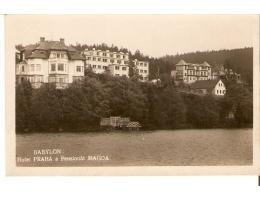 BABYLON-HOTEL PRAHA+PENSION MAGDA /r.1929 /M164-64