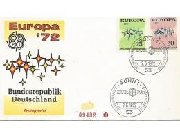 Německo BRD FDC 605-6, 1972 Europa (54)
