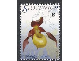 Slovinsko o Mi.0615 Flóra - květiny - orchidej