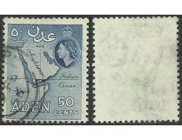 Aden 1953 č.53, mapa