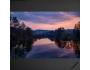Fotopohlednice Řeka Ohře barevná obloha zrcadlení č.18