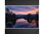 Fotografie Formát A4 Řeka Ohře barevná obloha zrcadlení č.18