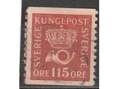 Švédsko 1929 Královská koruna, trubka, Michel č.205 IWA raz.