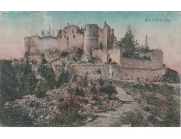 HELFENBURK HRAD  r. 1910 BEZ NAKL.  °HC224