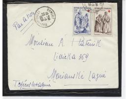 Francie - dopis zaslaný do ČR v r. 1958