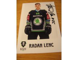 Radan Lenc - Ml. Boleslav - orig. autogram