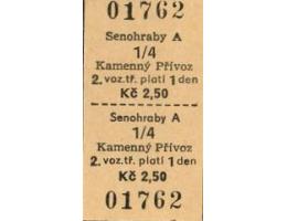 Senohraby A (kartónová jízdenka) [5]