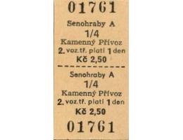 Senohraby A (kartónová jízdenka) [6]