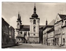 Žatec Hošťálkovo náměstí kostel  okr.Louny  °5529