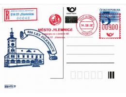 2000 Jilemnice 650 let,  CDV B243 Výplatní otisk, příležitos