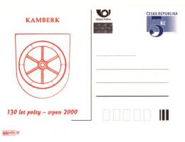 2000 Kamberk 130 let pošty, znak obce, CDV B262 *