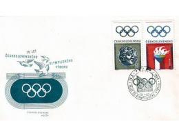 FDC 1550-1 Čs. Olympijský výbor 1966