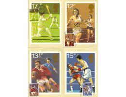 4ks = CARTES MAXIMUM / ANGLIE /SPORT/r.1980*cl-154