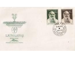 FDC 764-5 Lev Tolstoj 1953
