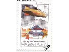 Maďarsko o Mi.3477 Výstava známek LURABA, vzducholod