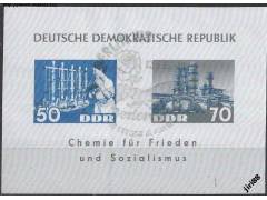 NDR o Mi.Bl.0018 Chemický průmysl (tisk na dederonu)