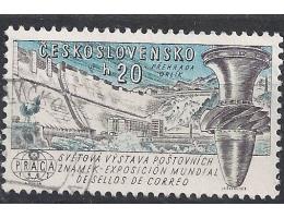 ČS o Pof.1206 Výstava Praga 1962 - přehrada Orlík, turbína