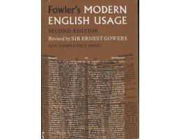 Fowler´s Modern English Usage