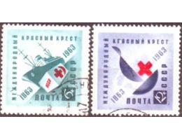 SSSR 1963 Červený kříž, Michel č. 2787-8 raz.