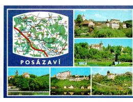 POSÁZAVÍ A OKOLÍ  MAPA    ***53761T