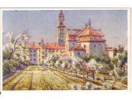 PLZEŇ /mal.SCHMIDT /zahrada dominikánů/rok1925?*BE294